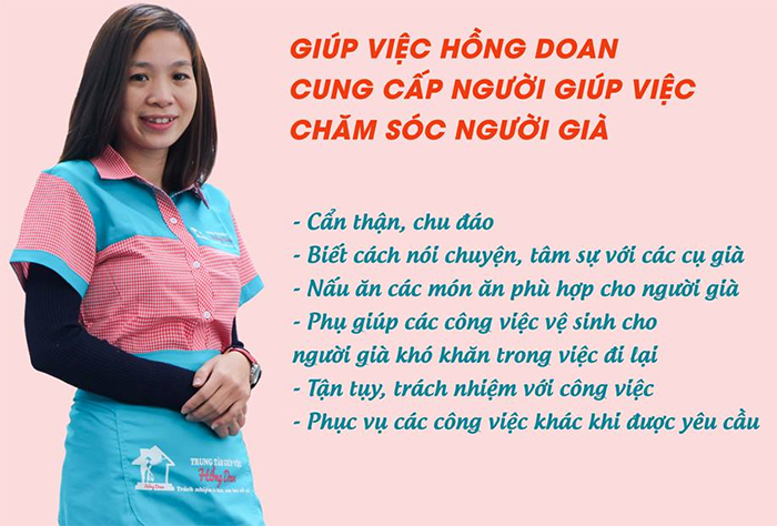 Giúp việc Hồng Doan tự hào là đơn vị cung ứng dịch vụ giúp việc chăm người già số 1 tại Hà Nội hiện nay